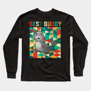 Best Buddy Seal Long Sleeve T-Shirt